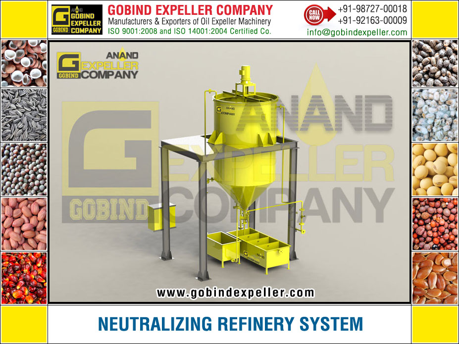 Neutralizing Refinery manufacturers exporters suppliers Sellers Distributors Dealers in India Punjab Ludhiana