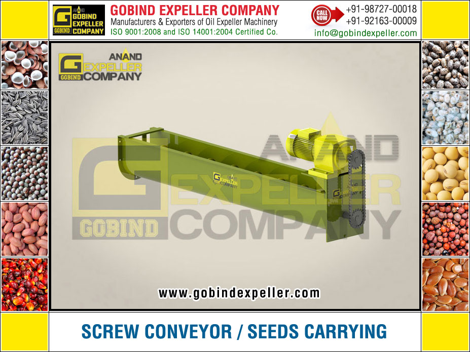 Screw Conveyor - Seeds Carrying Machine manufacturers exporters suppliers Sellers Distributors Dealers in India Punjab Ludhiana